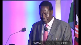 Hon Raila Odinga in UK [upl. by Arataj]