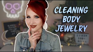 How to CLEAN and CARE for Body Jewelry [upl. by Atem123]