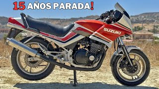 Encendiendo Una Moto Después de Estar 15 AÑOS PARADA 1985  Suzuki GSX 550 [upl. by Ocirnor]