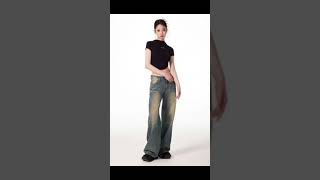 Style your straight fit jeans straightwig jeans baggyclothes baggyjeans baggypant [upl. by Ahtiek]