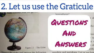 6th Std  Geography  Chapter 2 Let us use the graticule questions answers exercise  Class 6 [upl. by Anonyw]