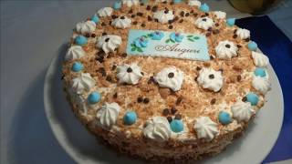 TORTA DI COMPLEANNO SPECIALE  Pan di spagna leggero senza lievito [upl. by Beghtol288]