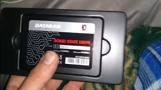 Install and review of dataram ssd sold state drive [upl. by Jenelle]