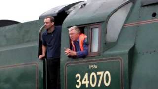 TAKE 1  MANSTON Leaves Eastleigh Works 21st July 2009 [upl. by Ynffit801]