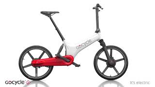 Gocycle GS Portable Folding Electric Bike [upl. by Keisling]