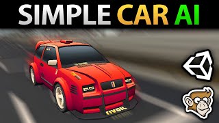 Simple Car AI Driver in Unity [upl. by Bessy]