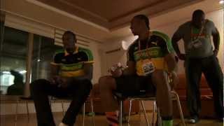 Usain Bolt  Usain Bolt Vs Yohan Blake on the Playstation [upl. by Ariajay]