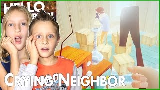 I Won The Game  Hello Neighbor Solution  The Neighbor is Crying [upl. by Downes]