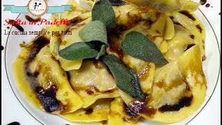 Come preparare gli Agnolotti ripieni con riduzione dAceto Balsamico Del Duca [upl. by Sommers437]