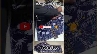 Trouser ki cutting ✂️ Best video For Beginners sewing tipsandtricks shorts viralshorts [upl. by Luedtke]