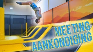 JUMPSKY TRAMPOLINE PARK MEETING AANKONDIGING [upl. by Dotti]