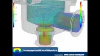 Pressure Regulator CFD OpenFOAM Analysis [upl. by Terb]