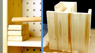 12 unglaublich simple DIY Möbel aus Holz zum Selberbauen [upl. by Ebner]