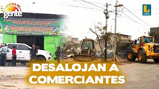 Surco Desalojan mercado para construir vía expresa sur l Arriba Mi Gente [upl. by Kciv42]