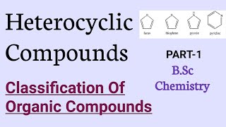 Classification Of Organic CompoundsAn Introduction To Heterocyclic Compounds [upl. by Ariadne]