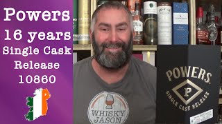 Powers Single Cask 10860 aged 16 years Single Pot Still Irish Whiskey reviewed by WhiskyJason [upl. by Htiekram]