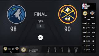 Timberwolves  Nuggets Game 7  NBAPlayoffs Presented by Google Pixel on TNT Live Scoreboard [upl. by Mcgurn42]