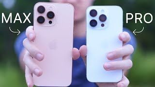 iPhone 16 Pro vs Pro Max After 25 Days  Don’t Be Like Me [upl. by Sankey]