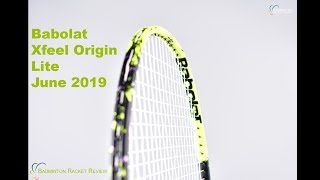 Babolat XFeel Origin Lite Badminton Racket Review [upl. by Ahsinoj]