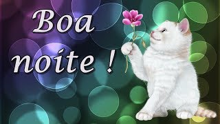 Mensagem de boa noite  TEMPO DE SER FELIZ   para whatsapp facebook  gif boa noite [upl. by Ainedrag]