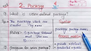 Userdefined Package in Java  Learn Coding [upl. by Marcell]