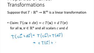 Linear Algebra  Lecture 18  Linear Transformations [upl. by Alyak]