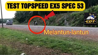 Test Topspeed Honda Ex5 Spec 53 [upl. by Narayan]