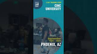 CINCU Live in Phoenix AZ  September 1719  cinccommunitycom [upl. by Kerrison301]