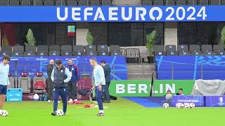 EURO 2024 Trening hrvatske nogometne reprezentacije na Olympiastadionu uoči utakmice sa Španjo [upl. by Raimes]