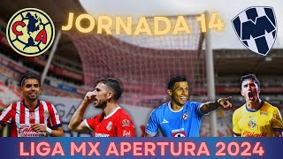 PREDICCIONES para la JORNADA 14 de la LIGA MXApertura 2024  Pronóstico del Fútbol Mexicano [upl. by Diamante]