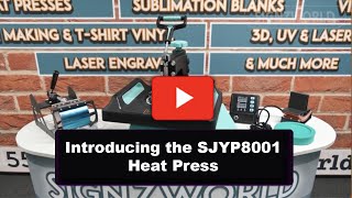 SJYP8001 5 in One Heat Press [upl. by Durrett]