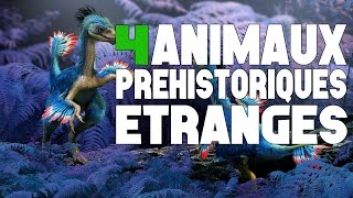 4 Animaux préhistoriques ÉTRANGES [upl. by Kan170]