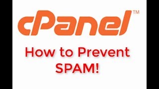 CPanel Tutorial  Prevent Email Spam How to Use SpamAssassin [upl. by Maxie]