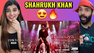 JawanNot Ramaiya Vastavaiya Hindi Teaser Shah Rukh Khan Atlee Anirudh Vishal D REACTION [upl. by Henghold]