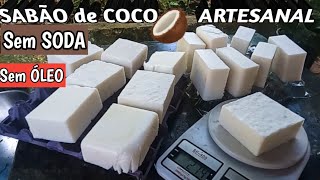 SABÃO de COCO Fácil de Fazer MULTIPLICAÇÃO RECEITA ECONÔMICA [upl. by Naryk]