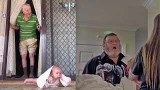 Grandparents Meet Grandchild for the First Time Emotional Surprises [upl. by Atekehs]