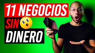 11 ideas de NEGOCIO para emprender SIN INVERTIR [upl. by Oicnedurp143]