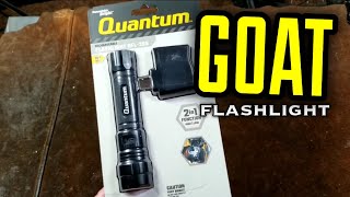 220 Lumen Harbor Freight Flashlight Review  63932 LED RECHARGEABLE Quantum  Bundy Approved [upl. by Bartel380]