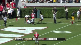 HIGHLIGHTS Mizzou downs Georgia 4126 [upl. by Nwahsauq]