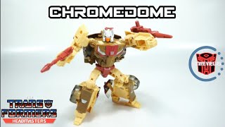 Hasbro Transformers Retro Headmaster Chromedome [upl. by Kiyohara577]