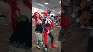 Harley Quinn and Poison Ivy at Comic Con [upl. by Jerad]