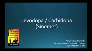 CC How to Pronounce levodopa carbidopa Sinemet Backbuilding Pharmacology [upl. by Akemehs]