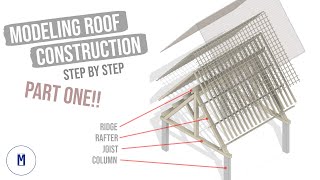 Mastering Roof Construction in Revit  StepbyStep Guide Part one [upl. by Willms]