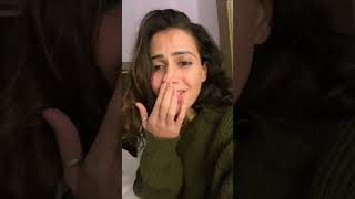 smriti kalra nose pinch live instagram session [upl. by Ivor]