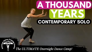 Contemporary Dance Solo ♥ A Thousand Years  Christina Perri  ADTC [upl. by Louella]