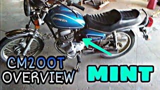 1981 Honda Twinstar CM200T ReviewStart Up GONE SKETCHY [upl. by Uokes396]