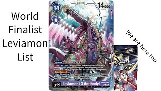 World Finalist Leviamon Deck List [upl. by Strohl949]