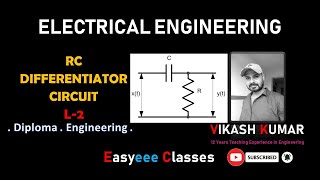 rc differentiator circuit in hindi [upl. by Fasta]