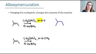 OxymercurationDemercuration  Organic Chemistry  Learning College Chemistry [upl. by Brout]