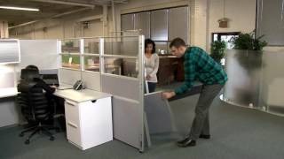 Sunline Series New Office Cubicle  Exclusive to Arnolds Office Furniture [upl. by Nolla967]